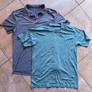 Lululemon Men’s Performance Shirt Bundle (2 Pieces) – Large